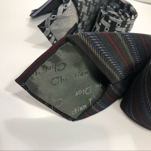 Christian dior and other brands, 3x ties - Picture 9 of 11